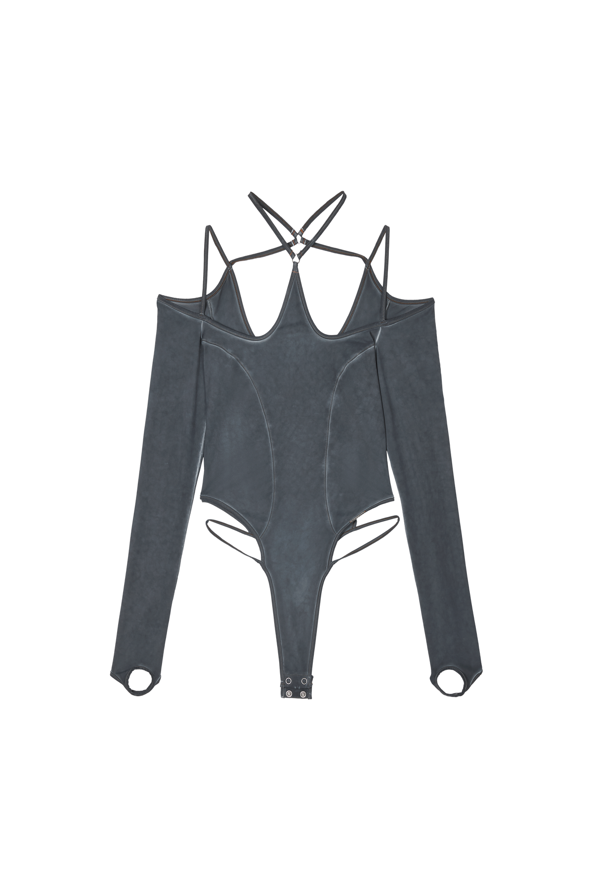 Miss Sixty x KNWLS Halter Leotard / Retro Blue | distal phalanx