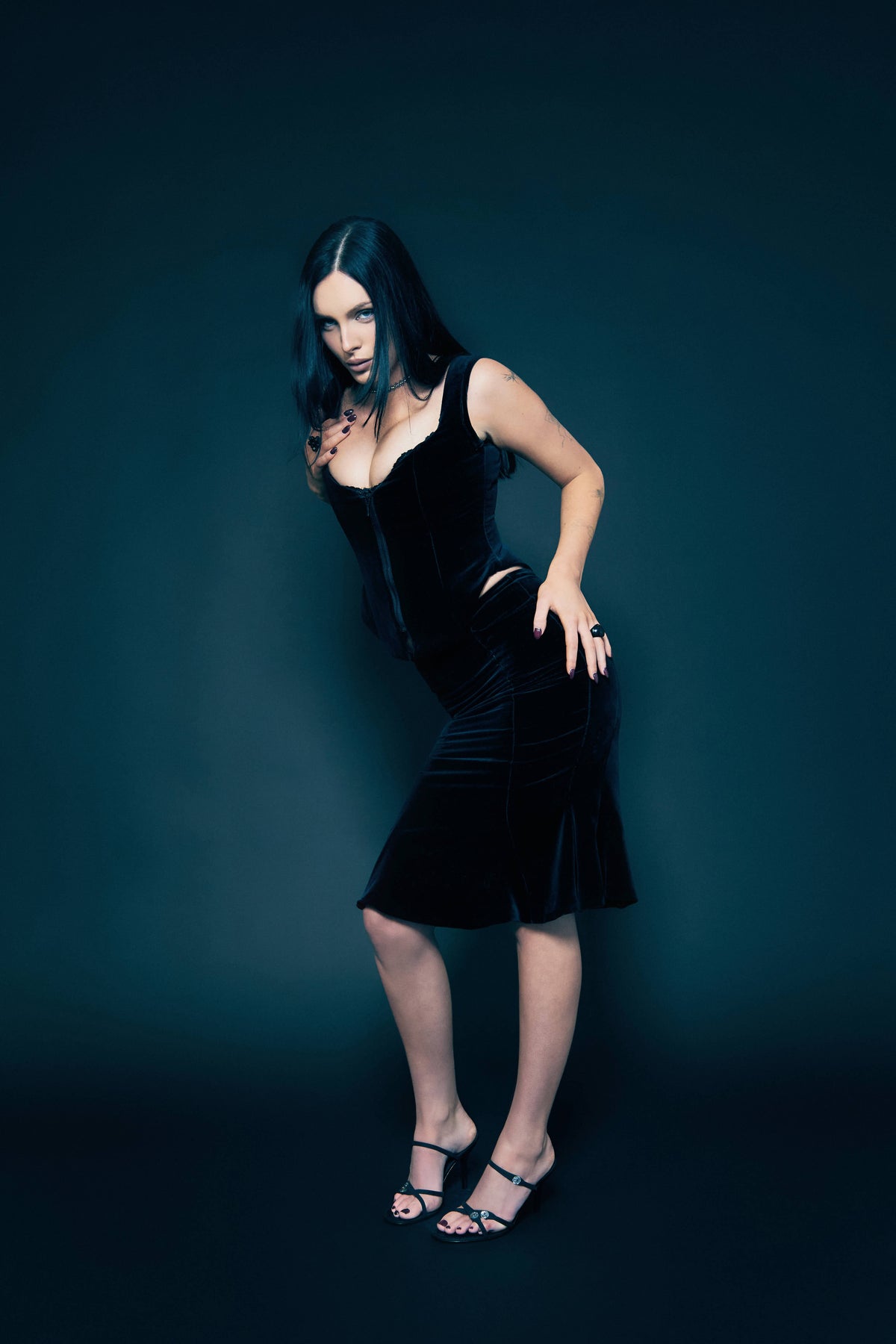 Jess Grindell Velvet Mermaid Skirt | distal phalanx