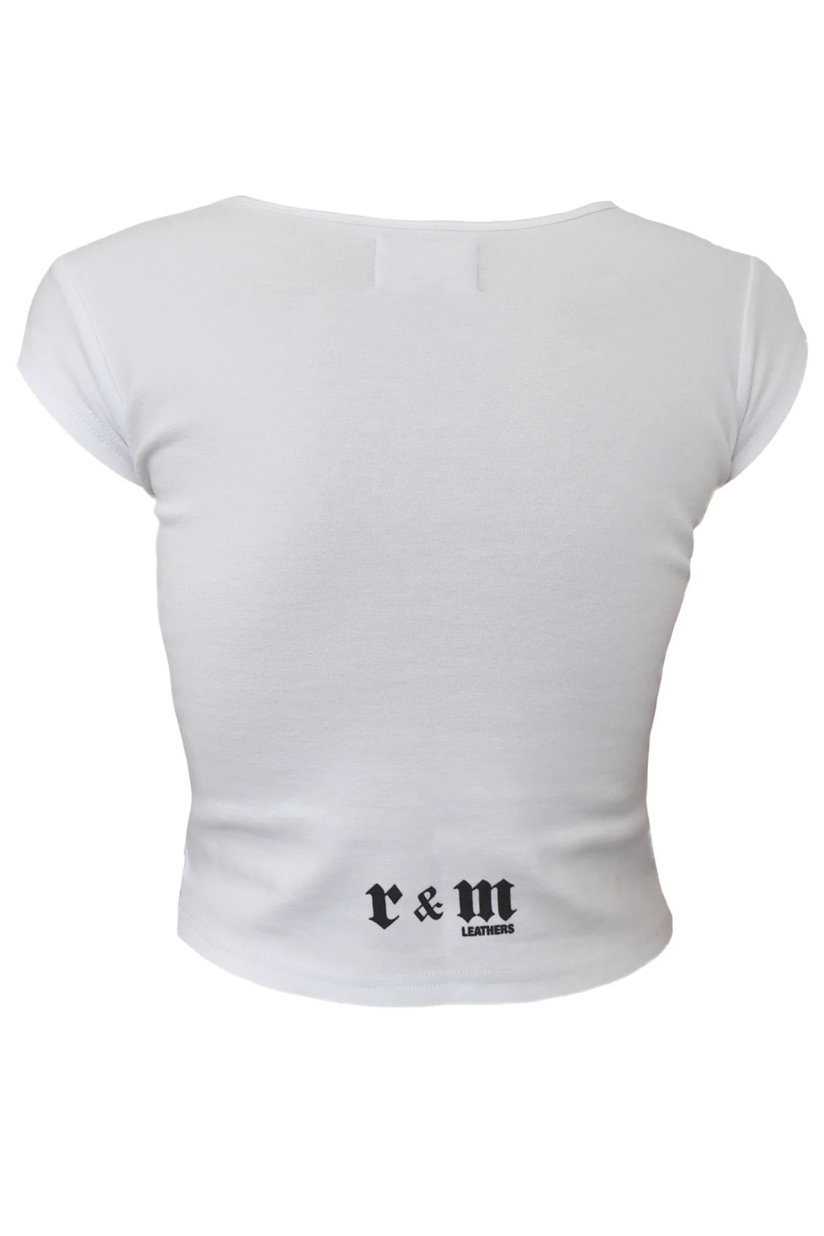 R & M LEATHERS Nasty McFilthy's Baby Tee / White | distal phalanx