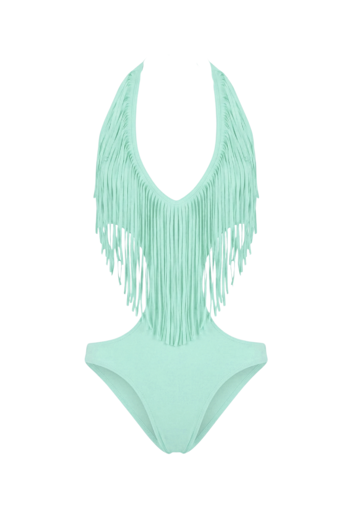 NIIHAI Fringe Bodysuit / Ice | distal phalanx