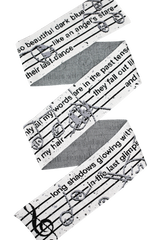 Graphic Scarf / Lyric [LAST ONE]
