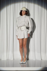 Vaquera Equestrian Belt / White [LAST ONE] | distal phalanx