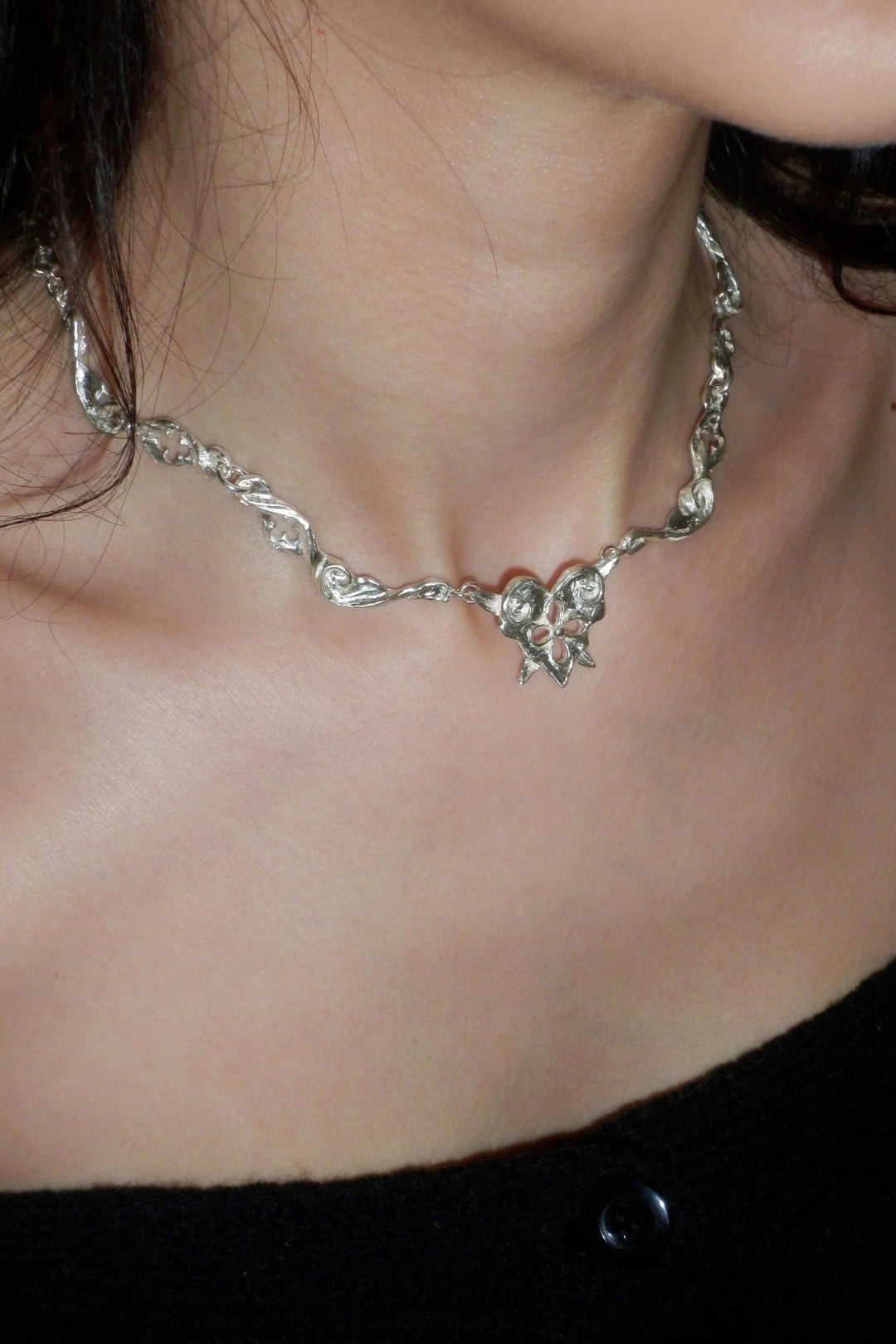 Moira x Mel Lace of Windows Necklace | distal phalanx