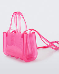 Small Jelly Shopper / Clear Pink