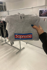 Box Logo Hoodie / Grey or White