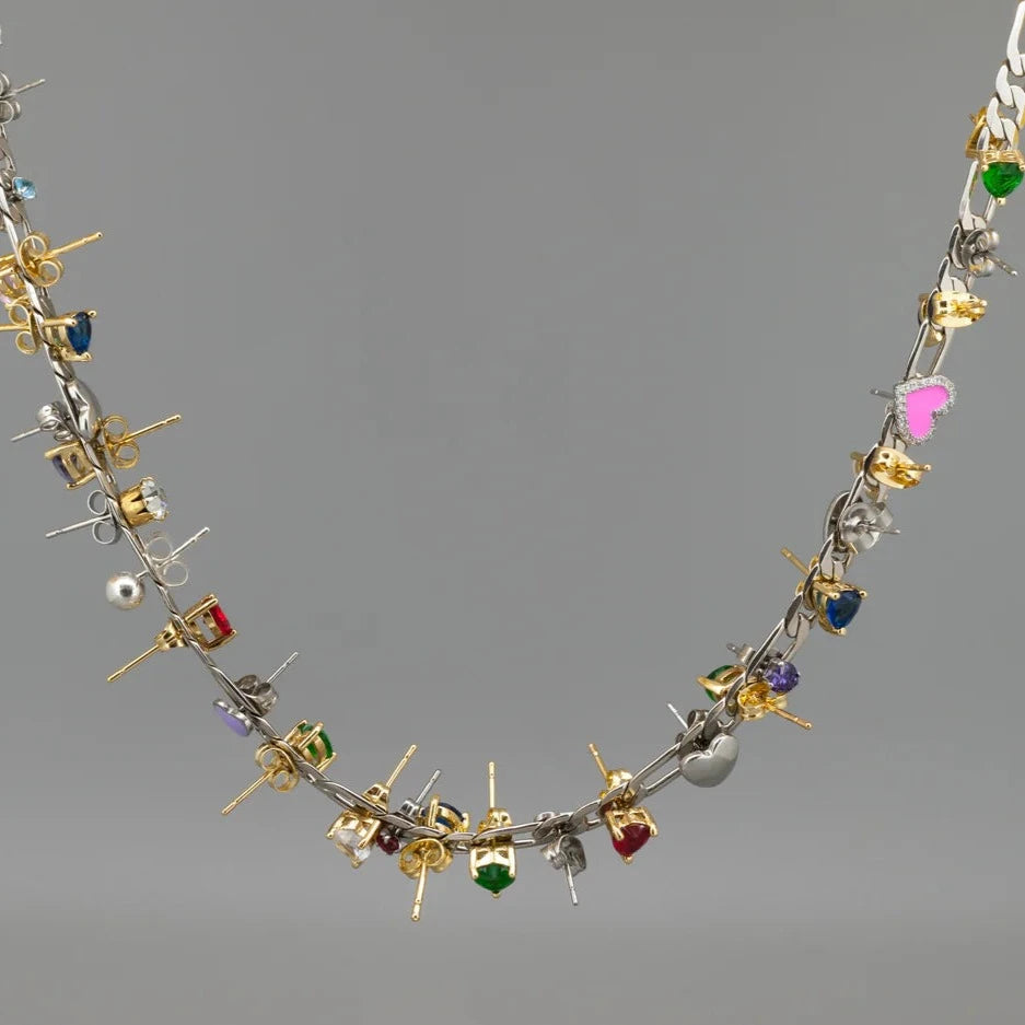 Earring Heart Necklace