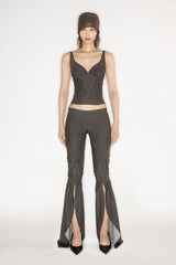 Slit Tailback Pants