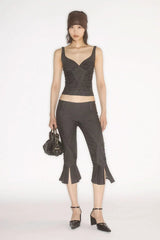 Slit Flared Capri [LAST ONE]