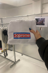 Box Logo Hoodie / Grey or White