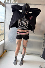 Ashley Williams Harmony & Peace Butterfly Zip Hoodie [LAST ONE] | distal phalanx