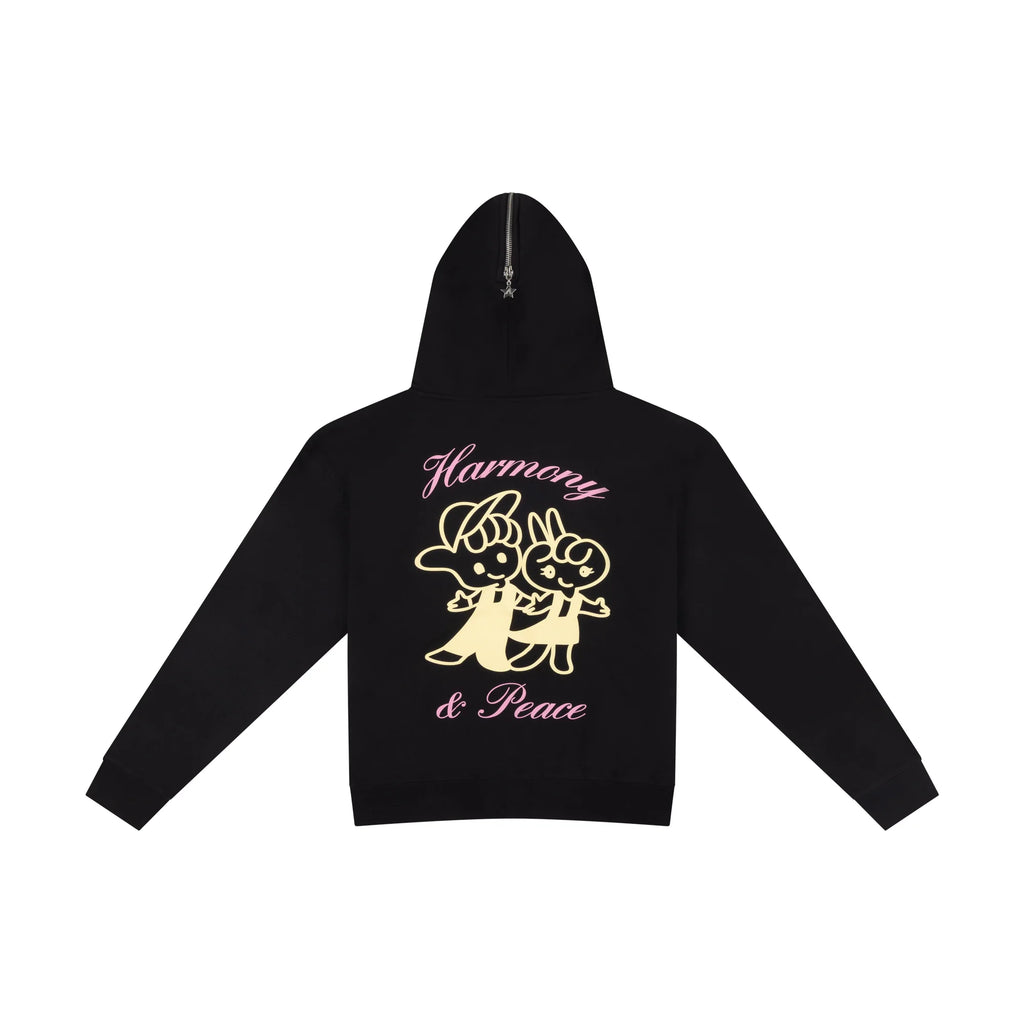 Harmony & Peace Butterfly Zip Hoodie [LAST ONE]