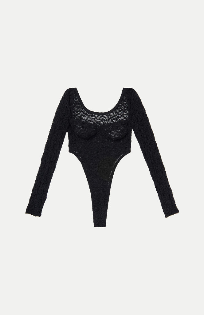 Lace Geotard / Black