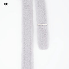 PILI Fur Belt / Silver