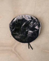 Sun Wash Navy Velvet Beret