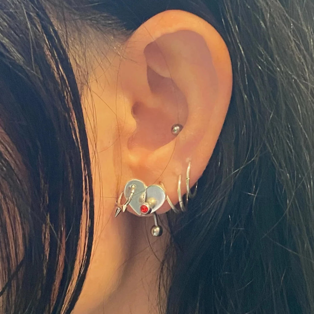 Broken Not Broke Stud / Pierced