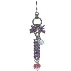 Phoenix Sword Earring / Lilac