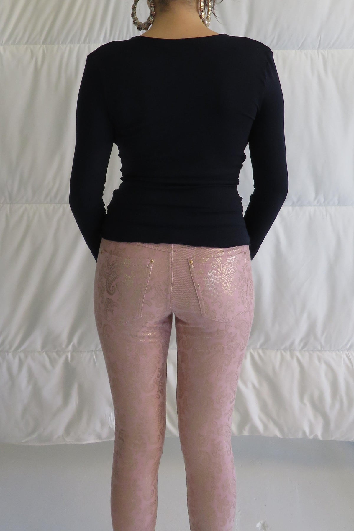 BYBL BY BETTINA LIANO Deep Cowl Top / Black or Navy | distal phalanx