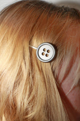 Cute as a Button Hairpins