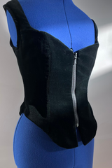 Jess Grindell Velvet Couture Corset | distal phalanx