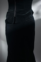 Jess Grindell Velvet Mermaid Skirt | distal phalanx