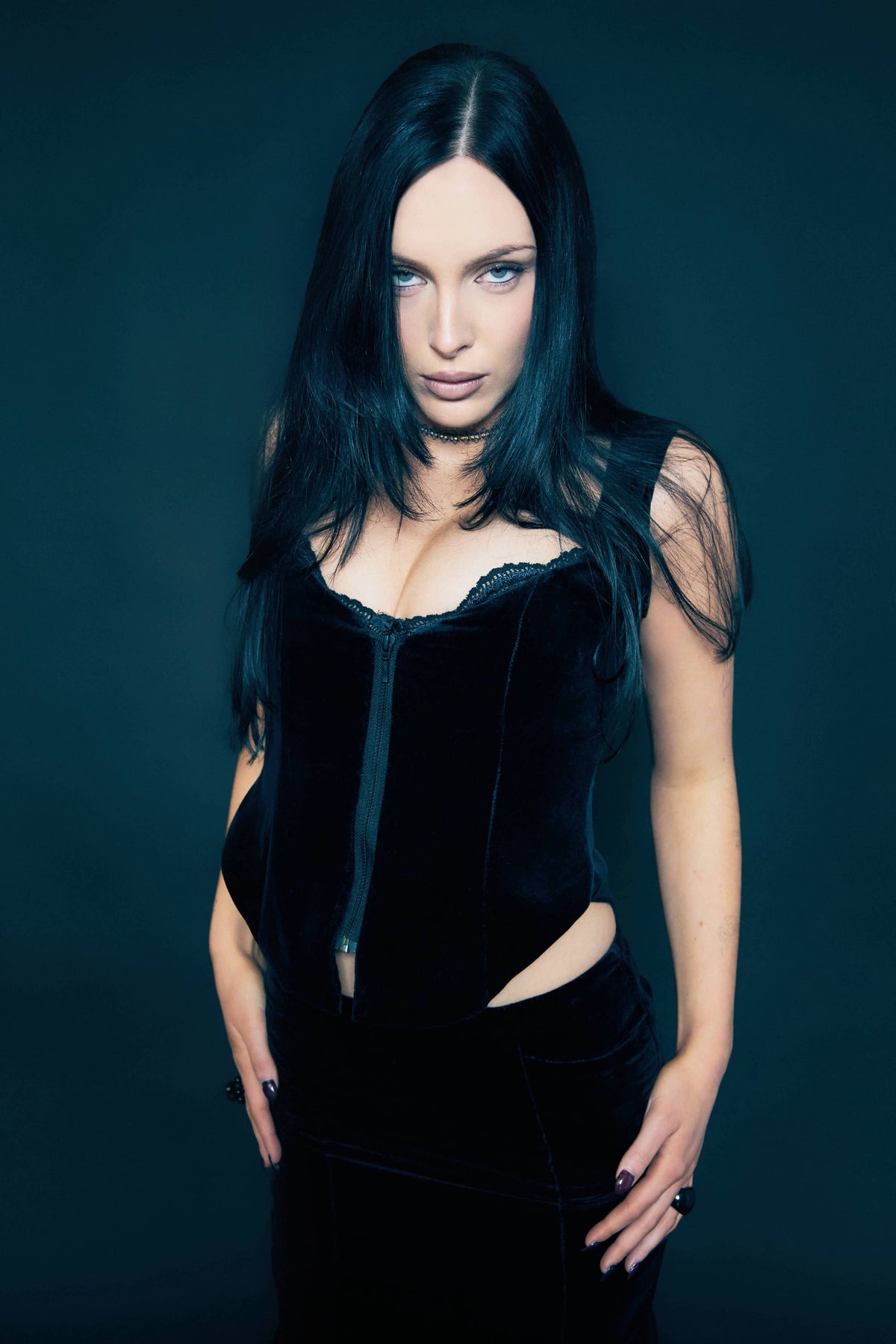 Jess Grindell Velvet Couture Corset | distal phalanx