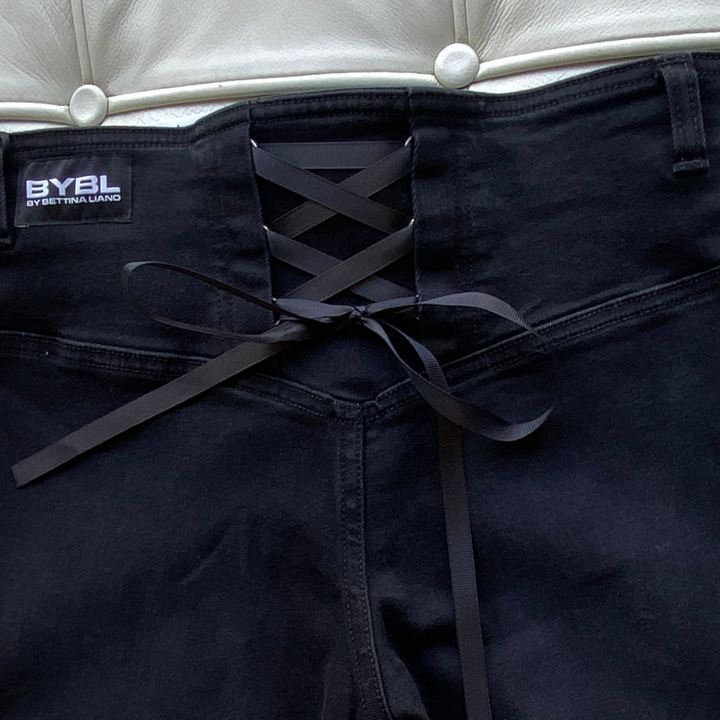 2002 Corset Jeans / Washed Black