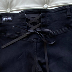 BYBL BY BETTINA LIANO 2002 Corset Jeans / Washed Black | distal phalanx