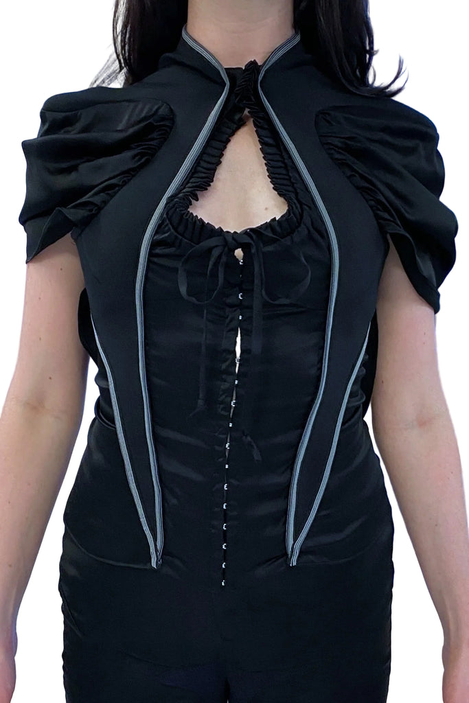 Open Heart Top / Black