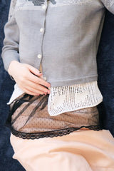 Bunny Cardigan / Grey [LAST ONE]