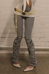 Gathered Leggings / New Stripe [LAST ONE]