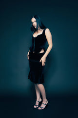 Jess Grindell Velvet Mermaid Skirt | distal phalanx