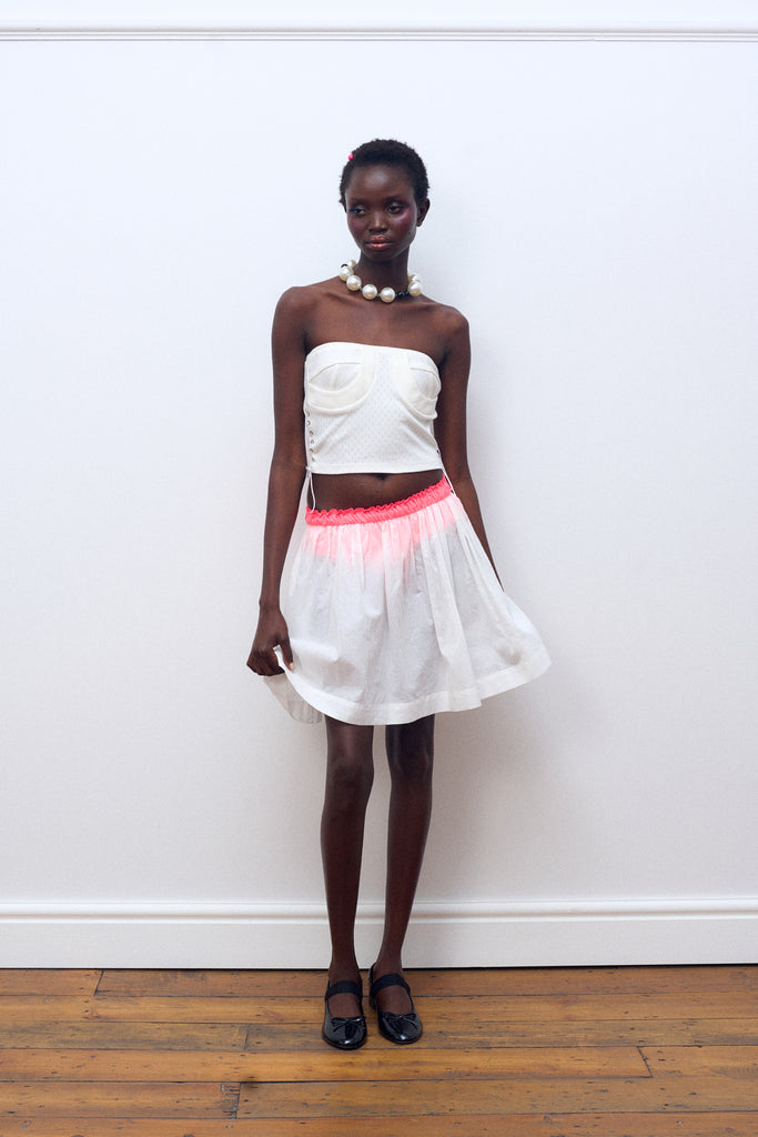 Canteen Skirt / White