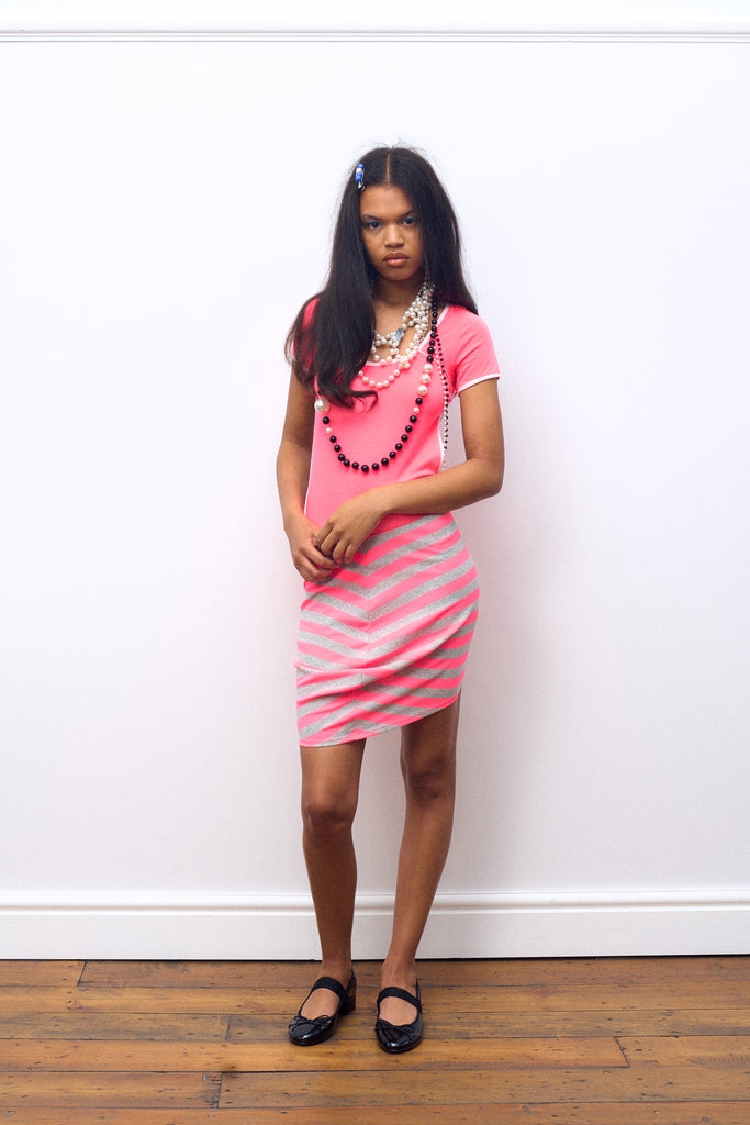 Helena Skirt / Pink Stripes or Black