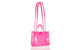 Medium Jelly Shopper / Clear Pink