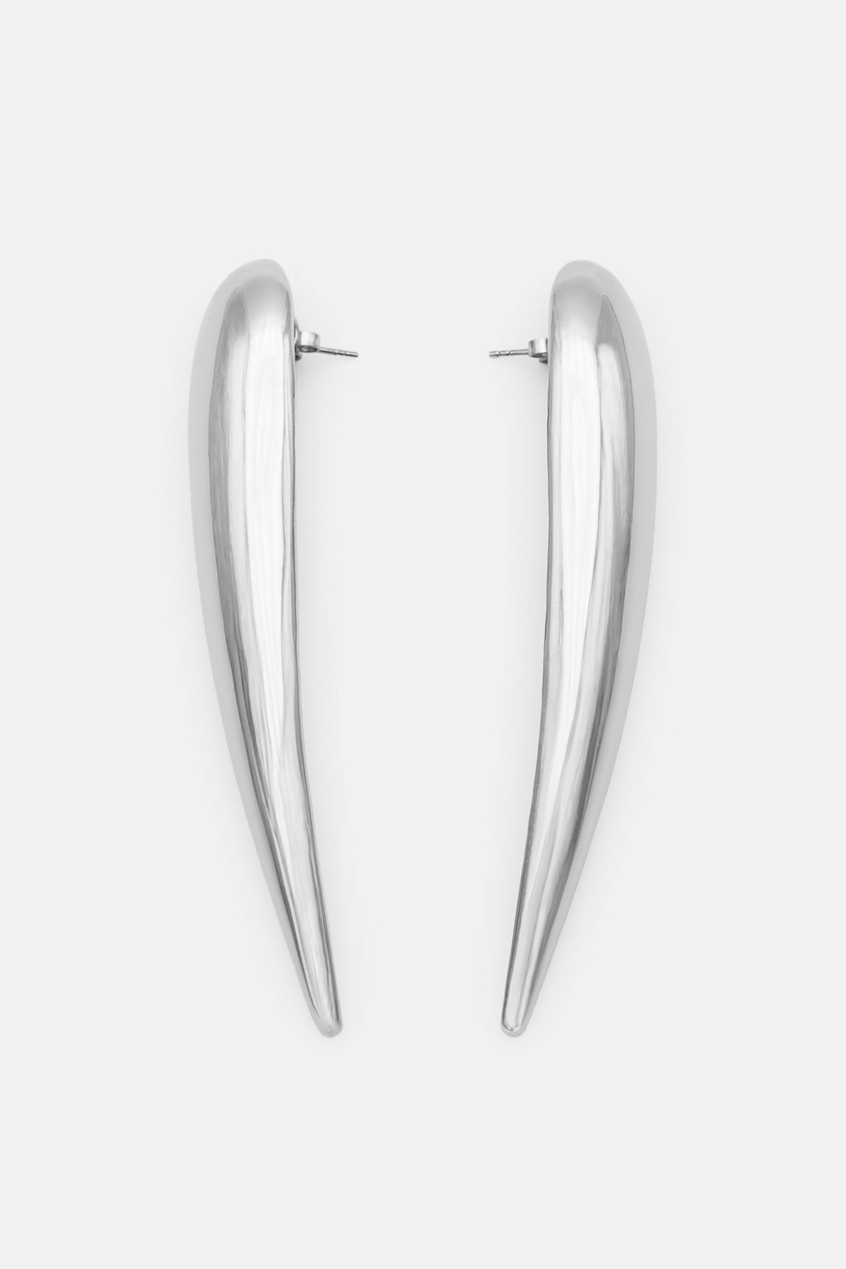 HUGO KREIT Nail Earrings / Silver | distal phalanx