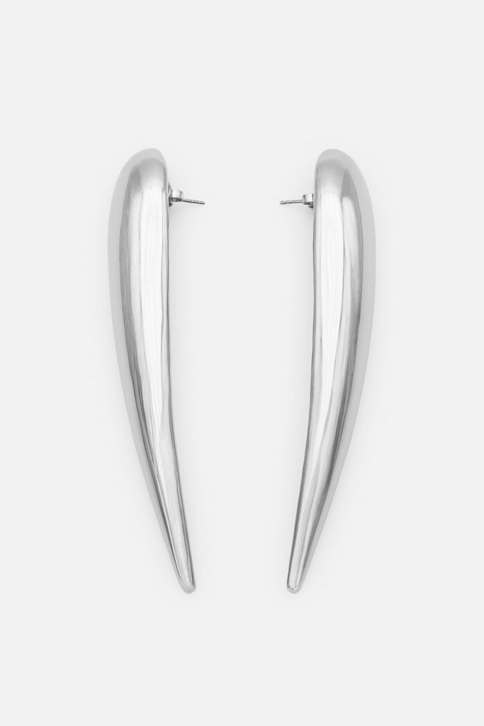 Nail Earrings / Silver