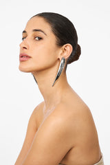 Nail Earrings / Silver [LAST ONE]