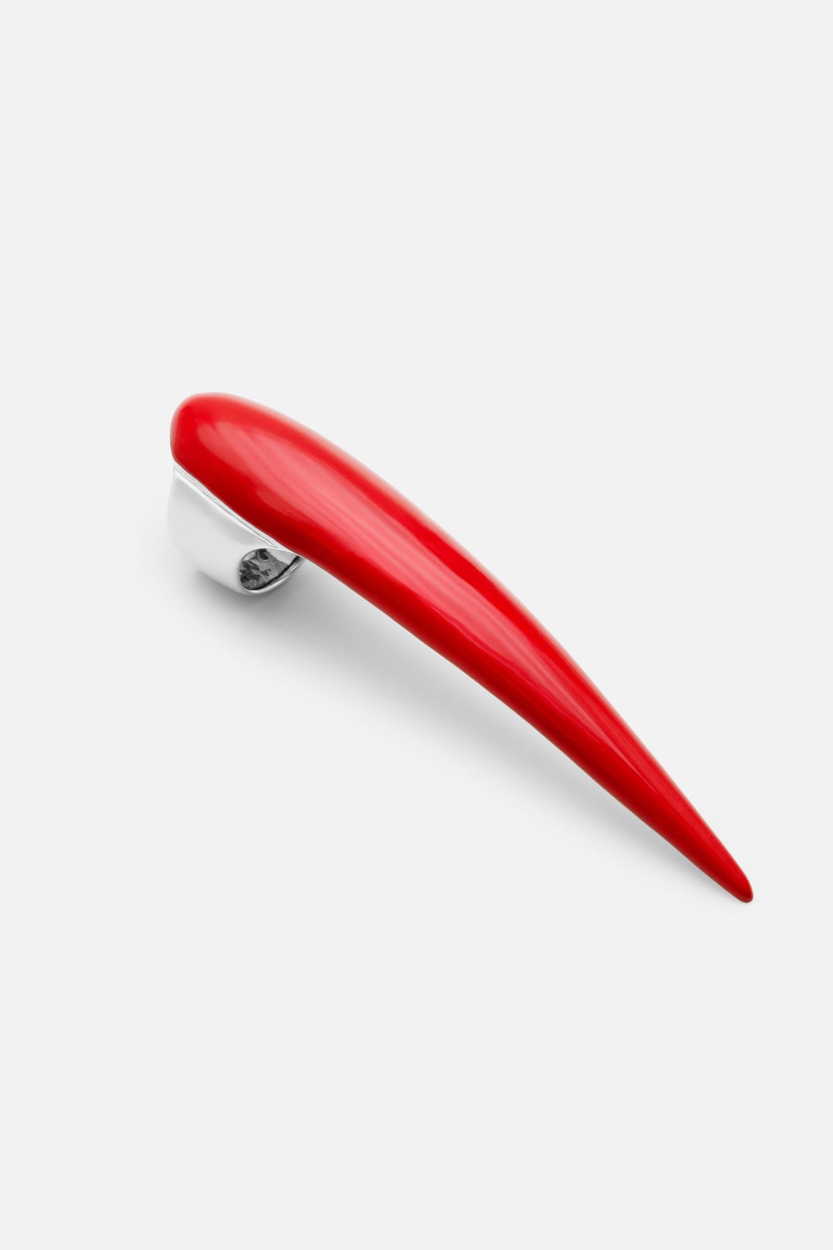 HUGO KREIT Nail Ring / Red | distal phalanx