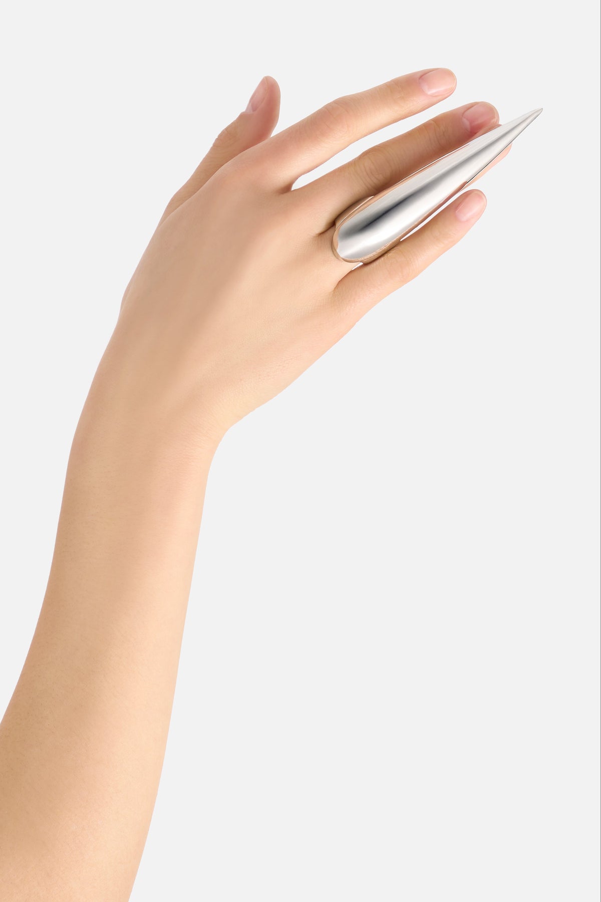HUGO KREIT Nail Ring / Silver | distal phalanx