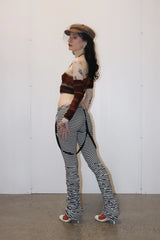 Gathered Leggings / New Stripe [LAST ONE]