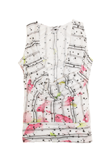Printed Cowl Neck Top [LAST ONE]