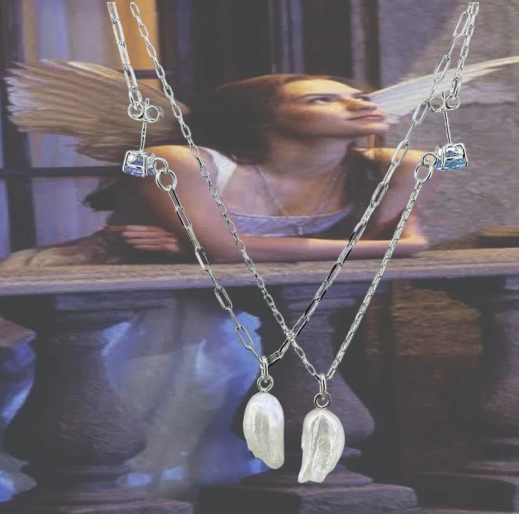 Wings of Desire / BFF Necklace Set