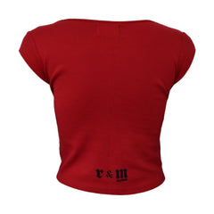 Rated X Baby Tee / Black or Red