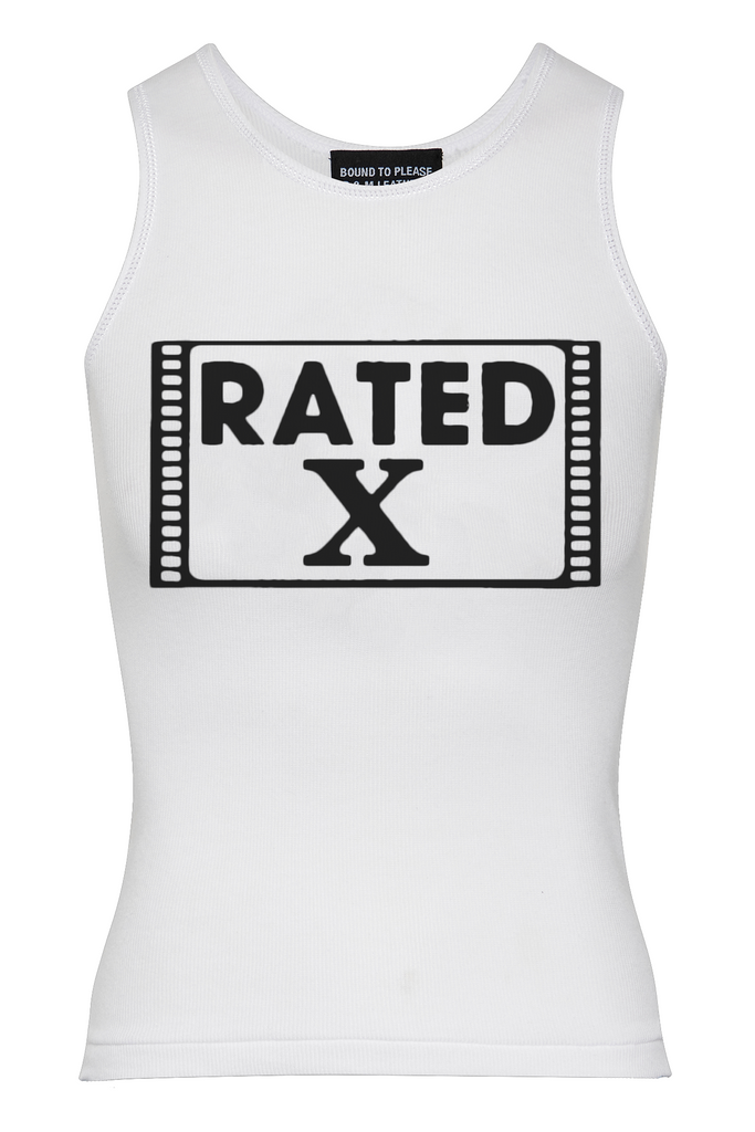 Rated X Tank / White or Charcoal [PRE ORDER]