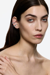 Alan Crocetti Sharp Viper Ear Mouth Cuff Aqua | distal phalanx