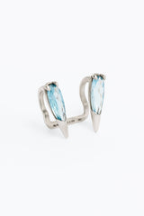 Alan Crocetti Sharp Viper Ear Mouth Cuff Aqua | distal phalanx