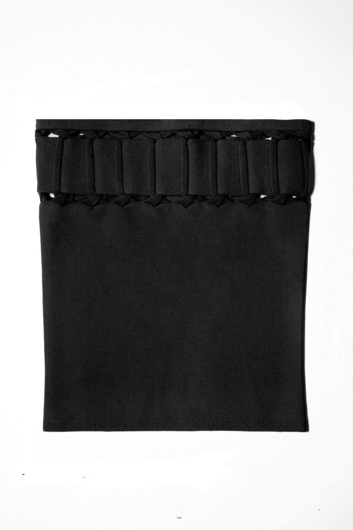 Shawna Wu Knotted Knit Strapless Top | distal phalanx