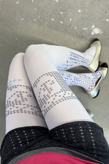 Pixel Lace Tights