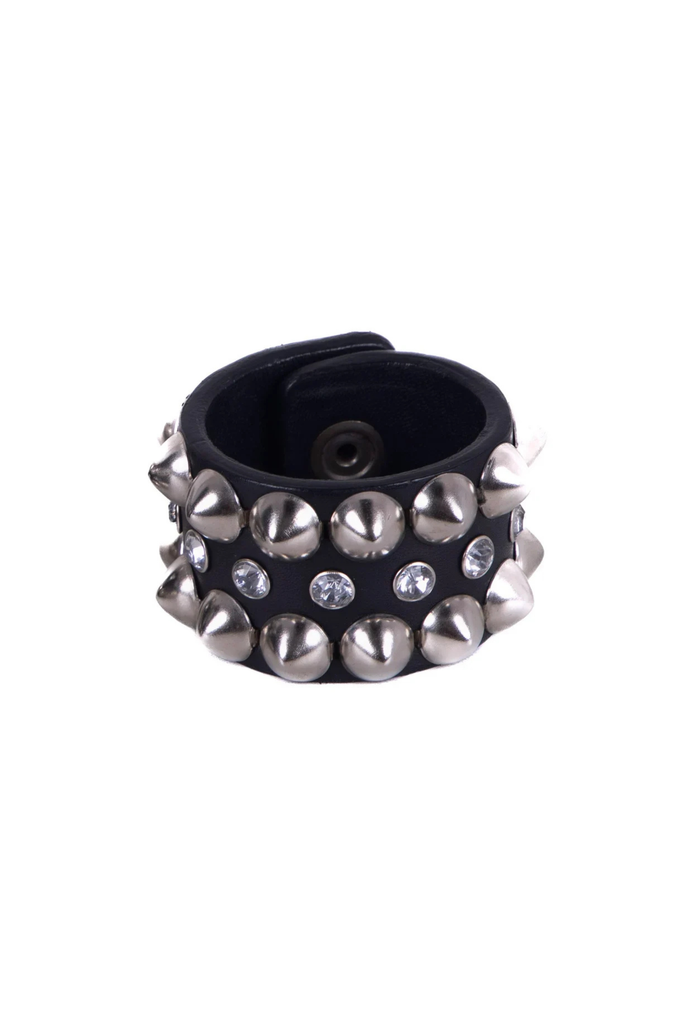 Spiked Rhinestone Cuff