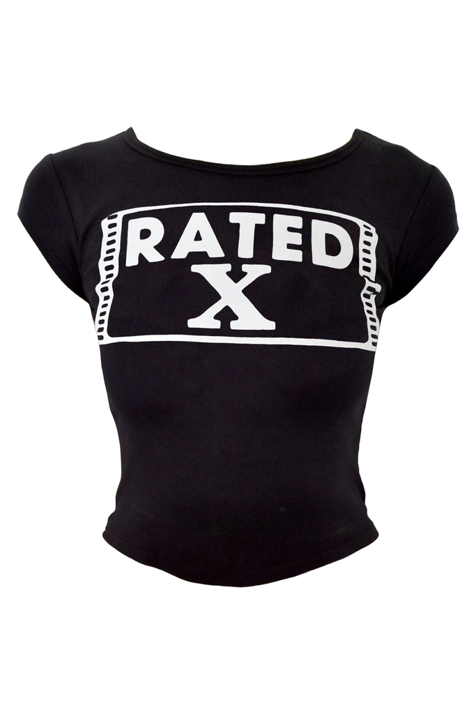 Rated X 婴儿 T 恤 / 黑色或红色